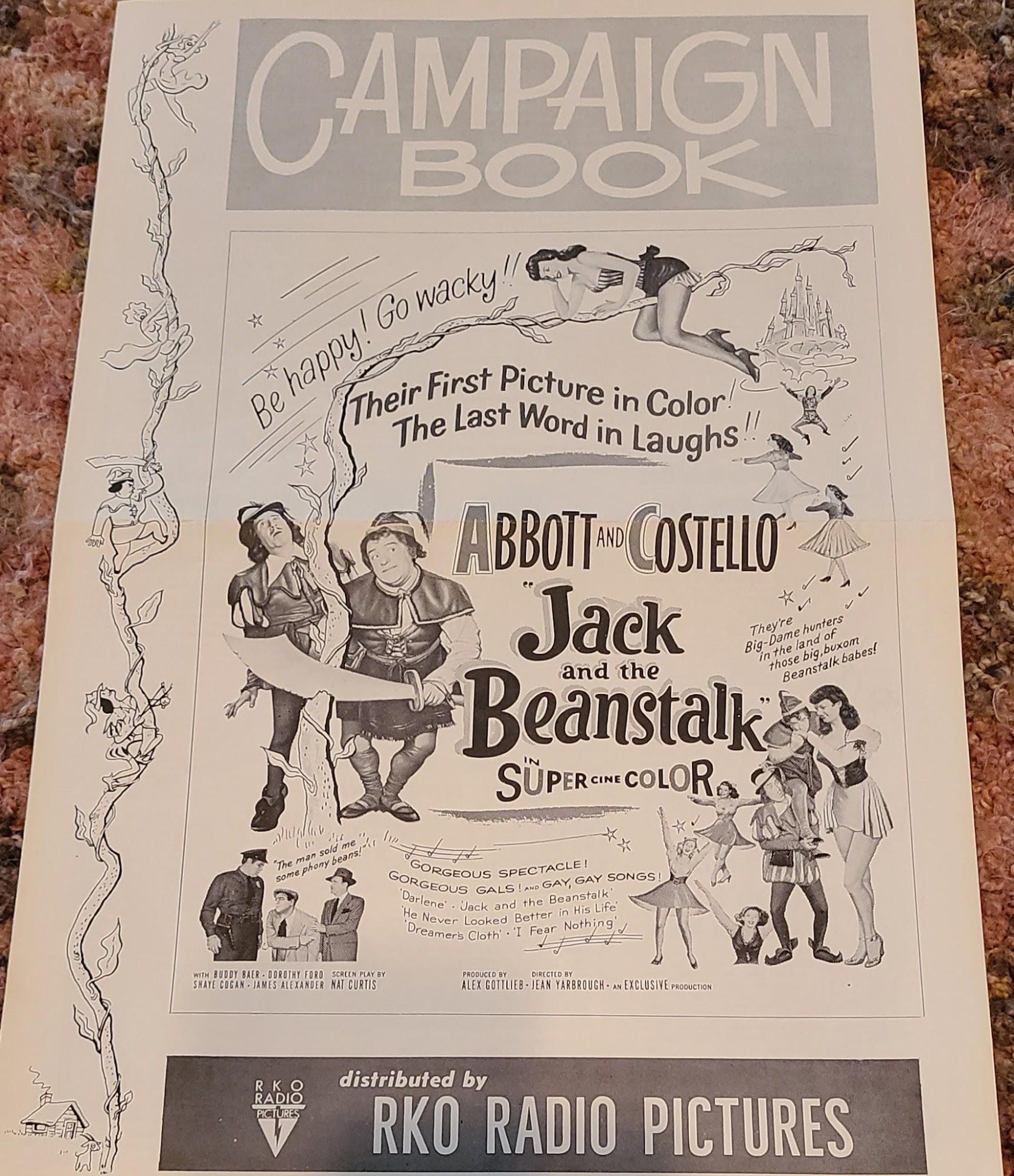 Jack And The Beanstalk 1952 Press Books