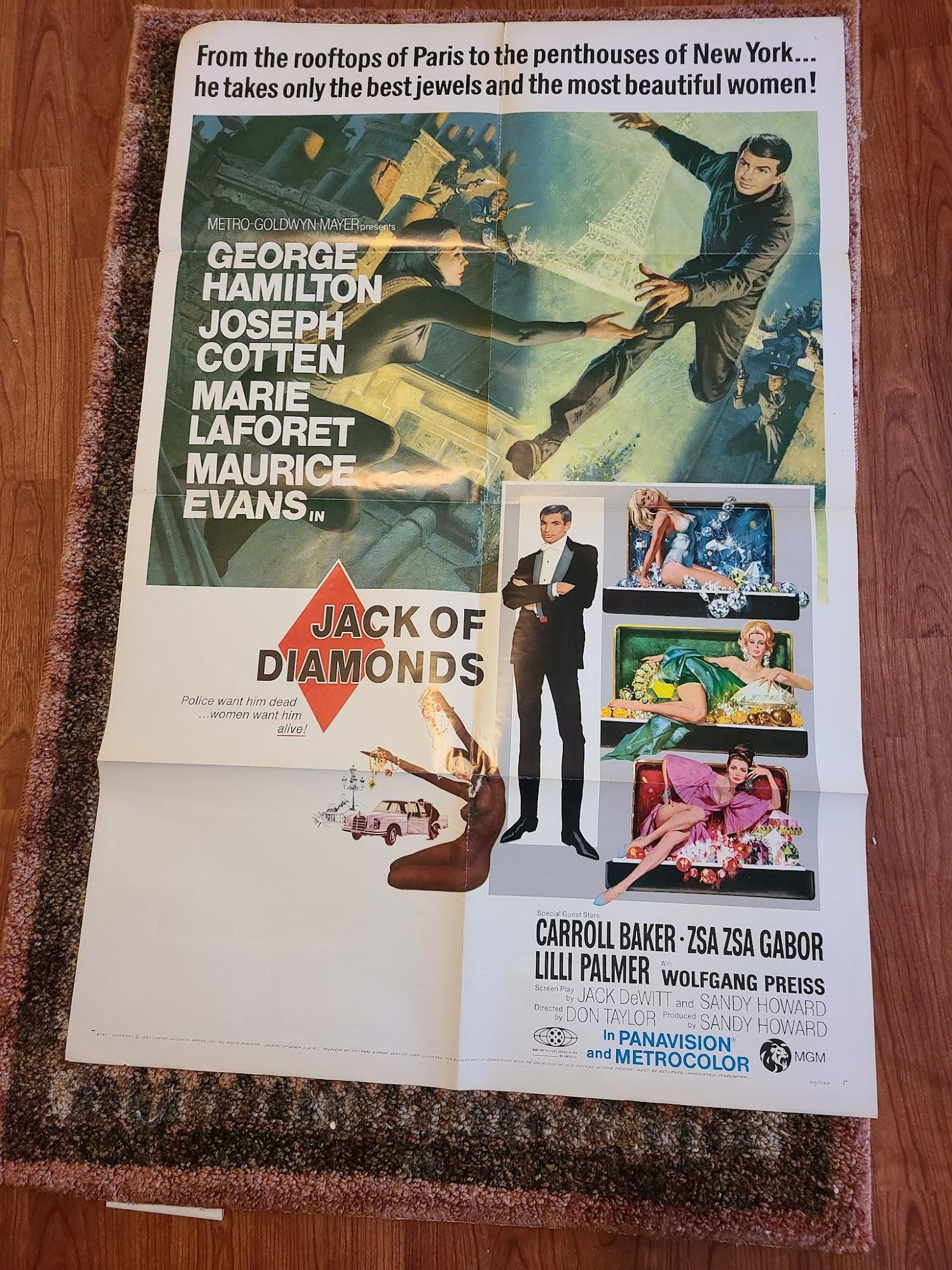 Jack Of Diamonds 1967 1 Sheets/US