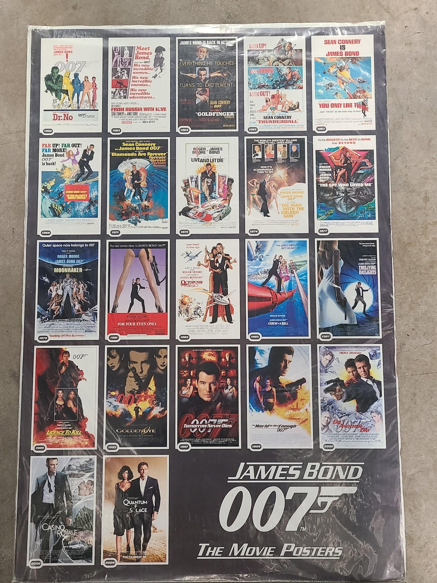 James Bond 007- The Movie Poster 2000's 1 Sheets/US