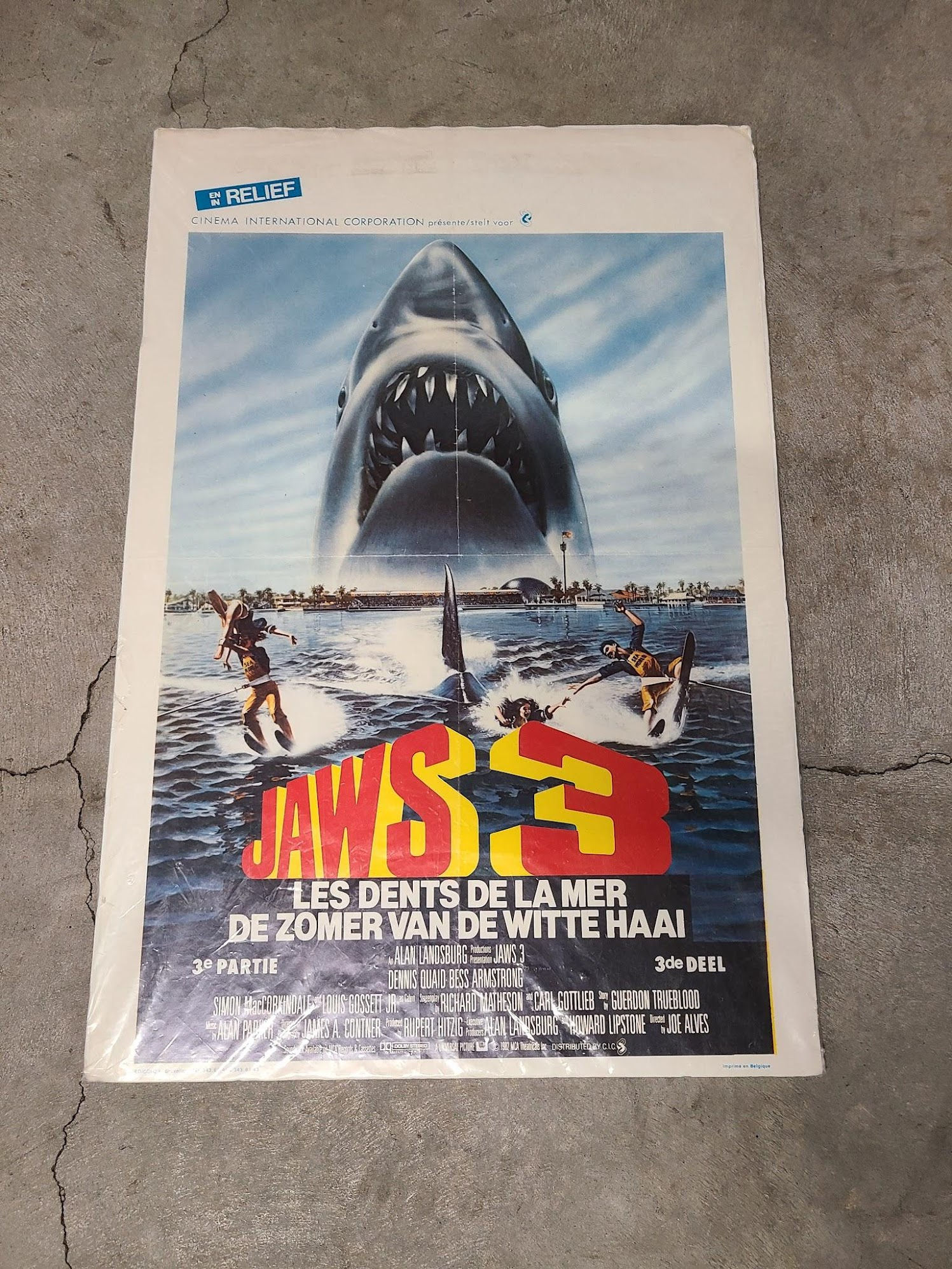 Jaws 3-D 1982 Belgium