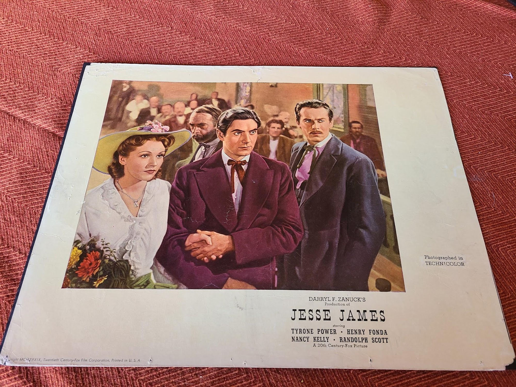 Jesse James 1939 Western Lobby Cards