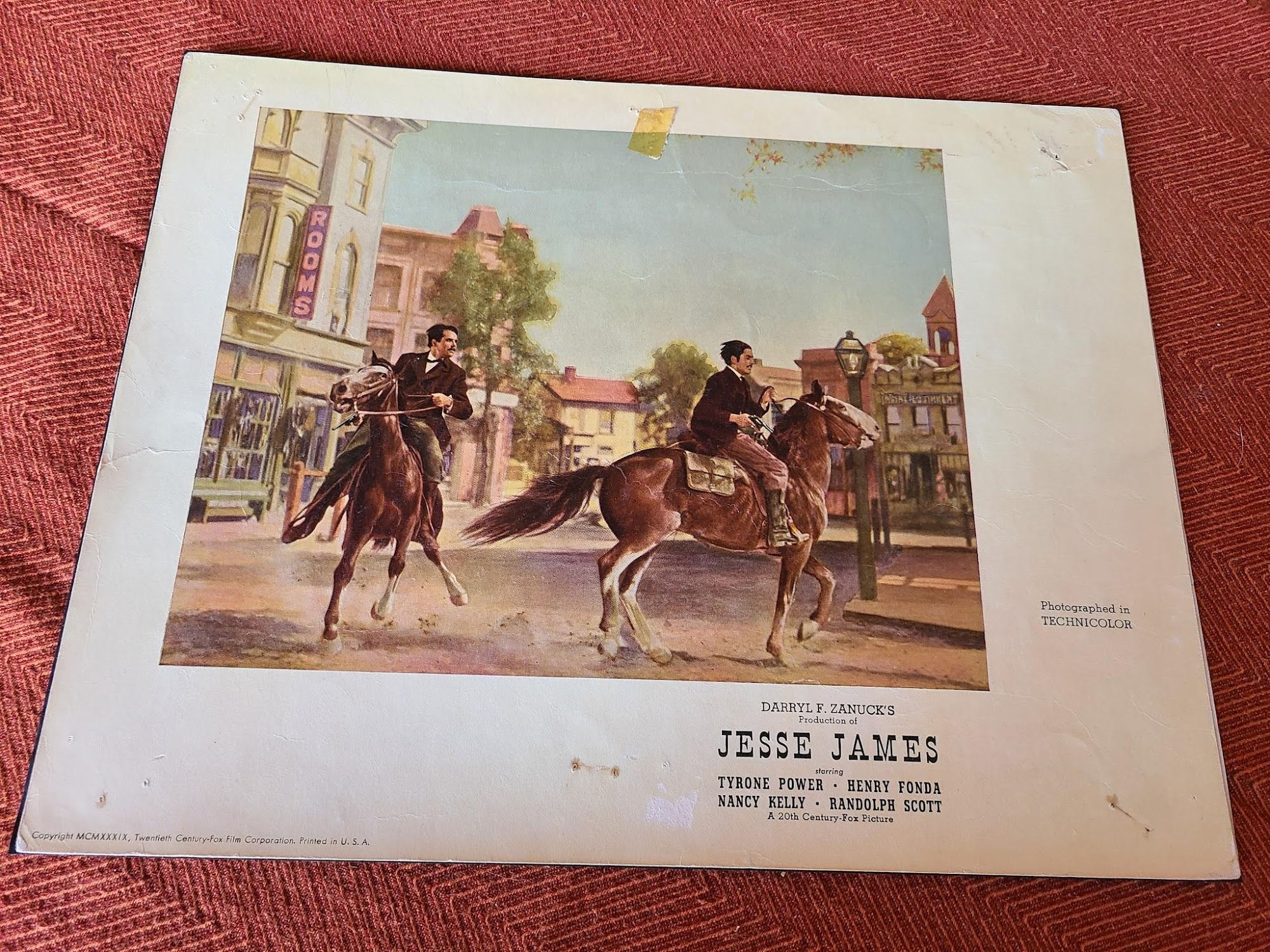 Jesse James 1939 Western Lobby Cards