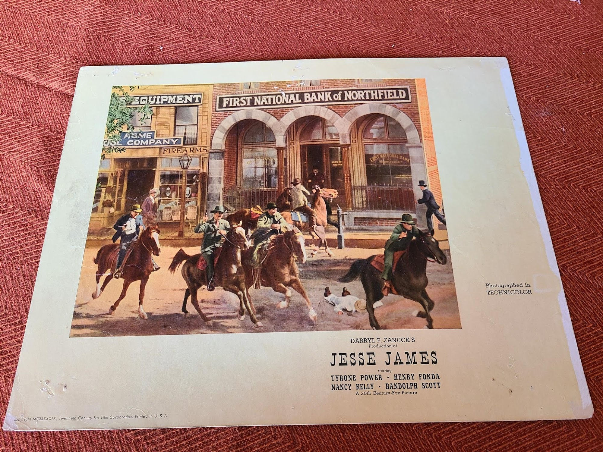 Jesse James 1939 Western Lobby Cards