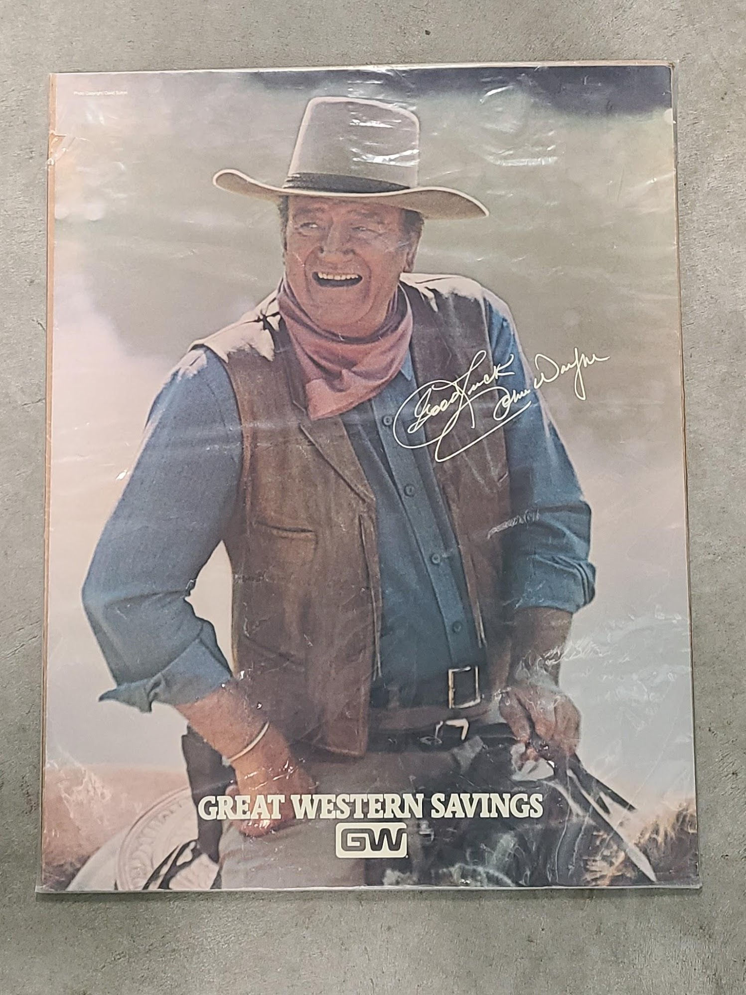 John Wayne/ Great Western Savings 1970's 1 Sheets/US