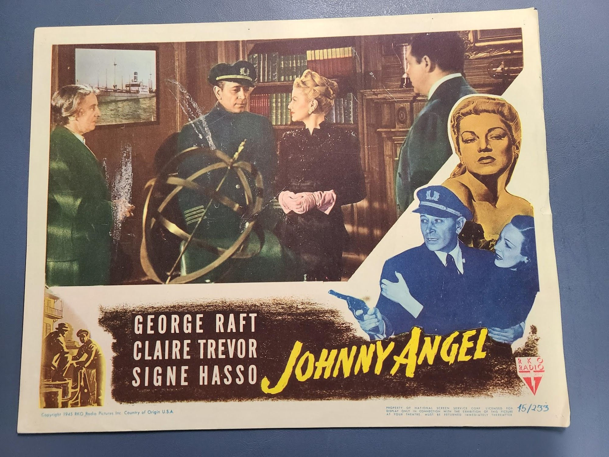Johnny Angel 1945 General Lobby Cards