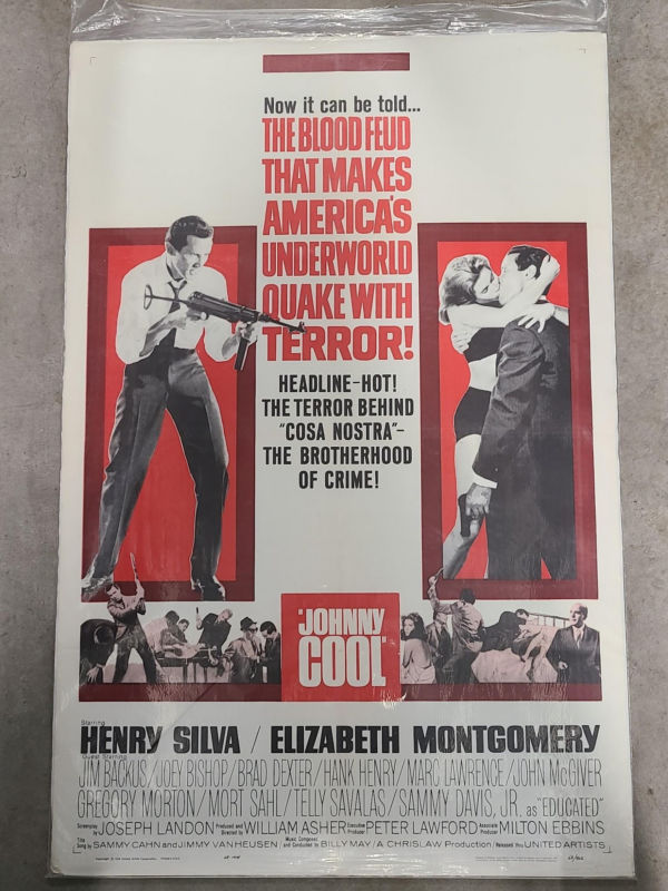 Johnny Cool 1963 1 Sheets/US