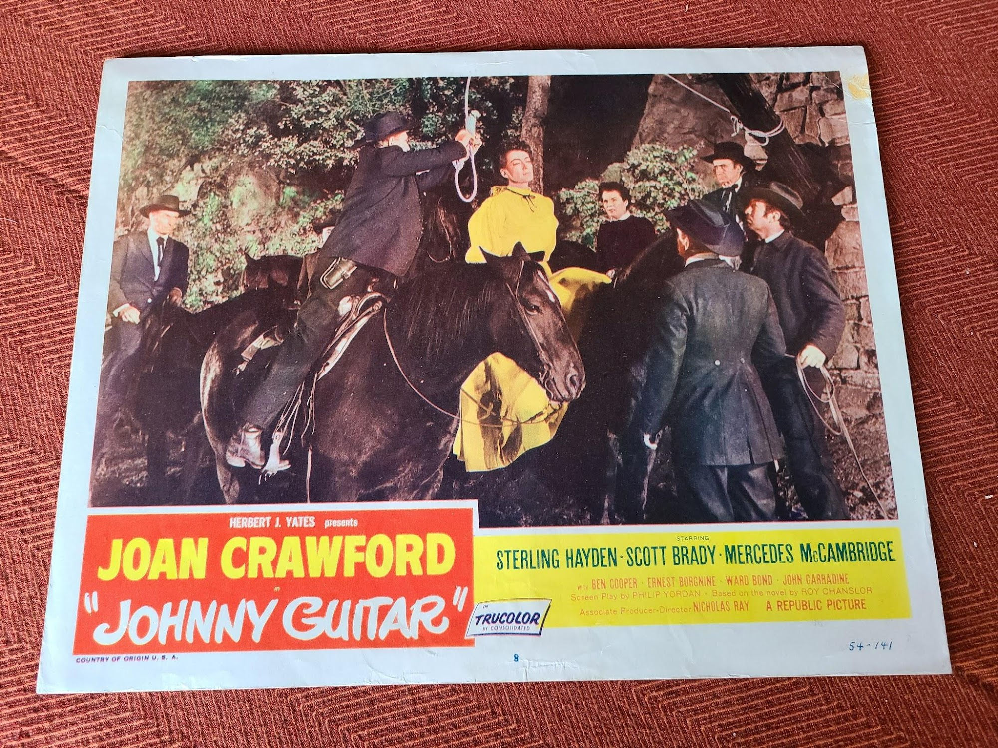Johnny Guitar 1954 Western Lobby Cards