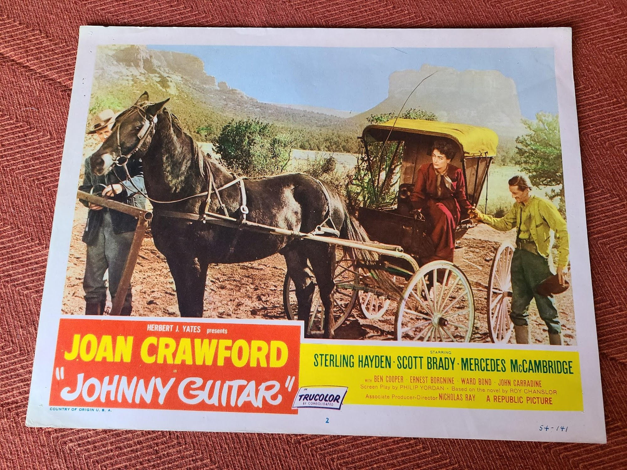 Johnny Guitar 1954 Western Lobby Cards