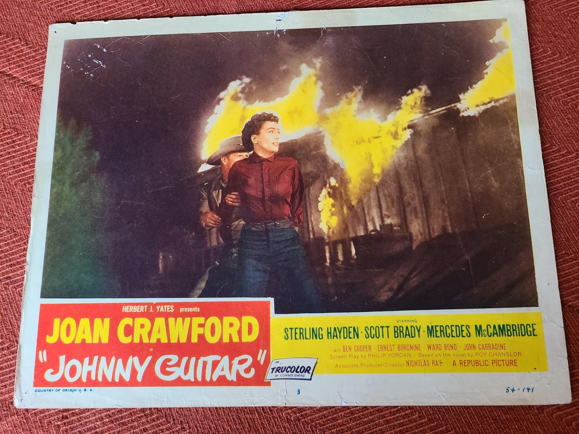 Johnny Guitar 1954 Western Lobby Cards