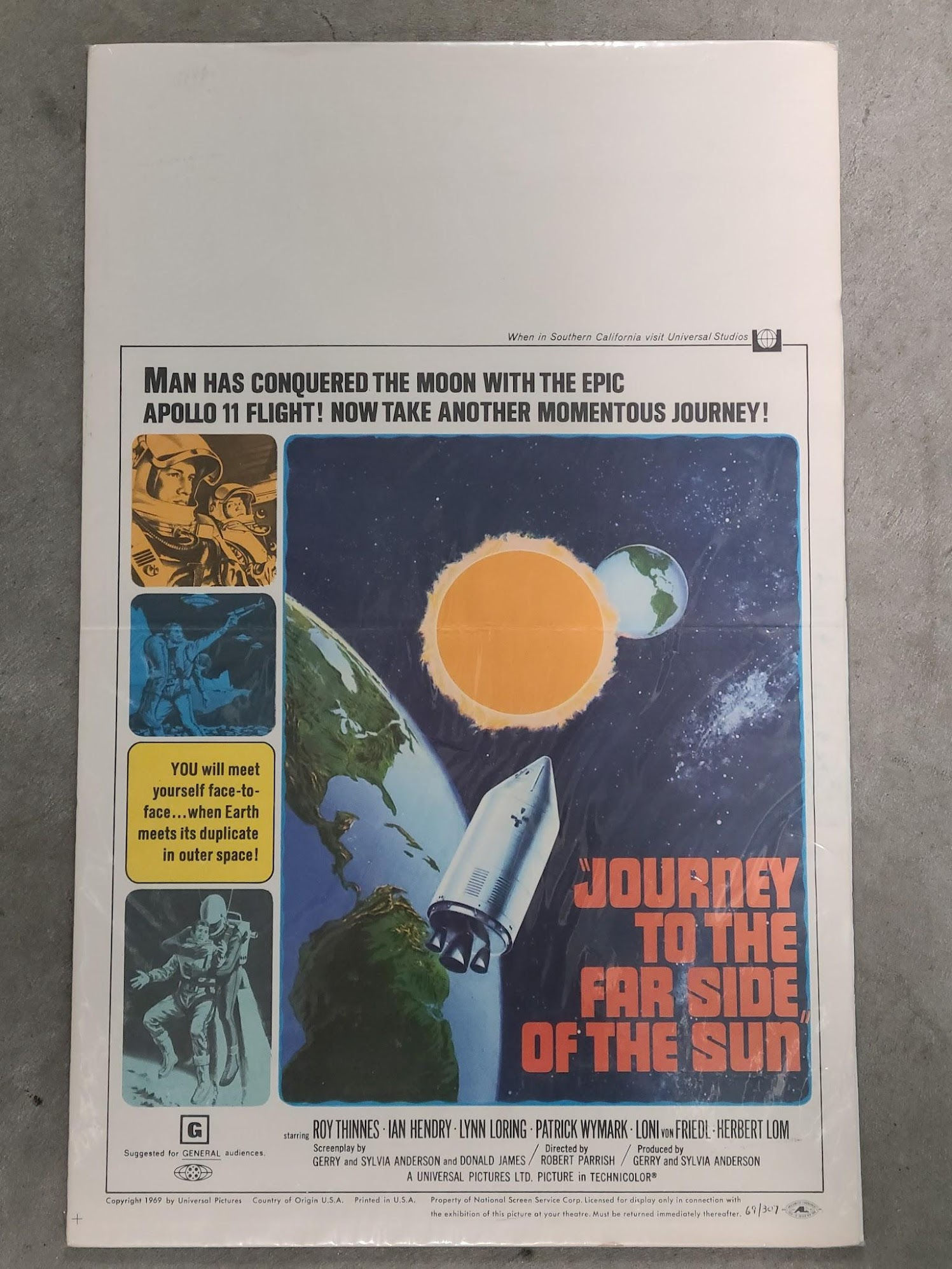 Journey To The Far Side Of The Sun 1969 Window Cards