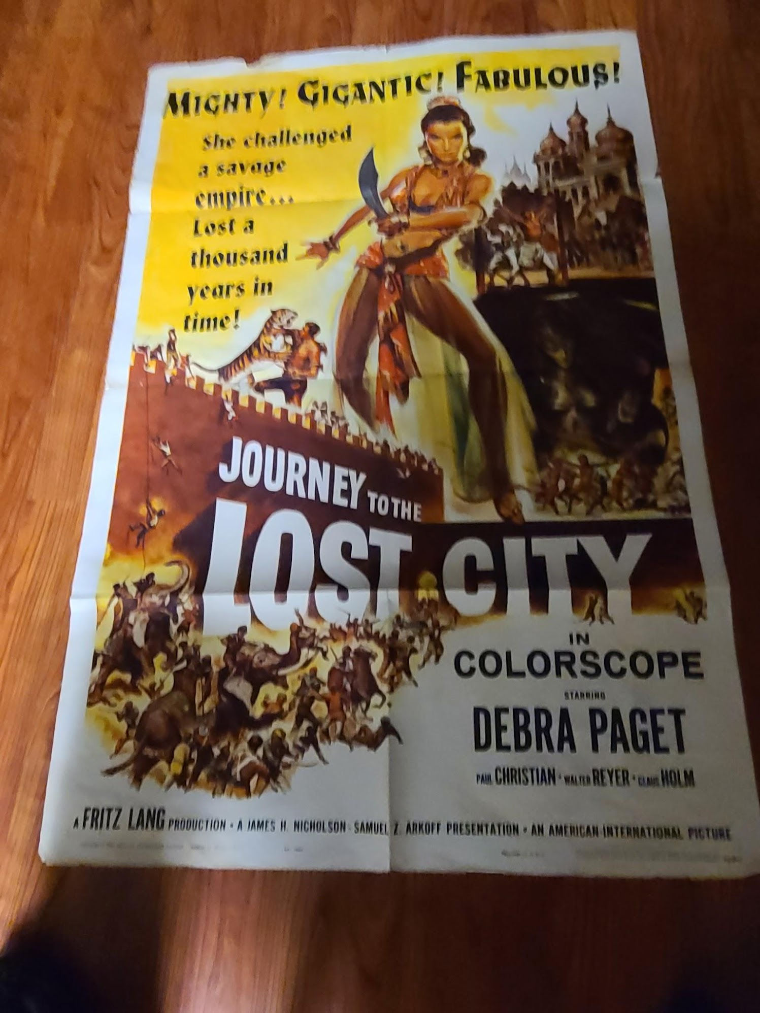 Journey to the Lost City 1961 1 Sheets/US