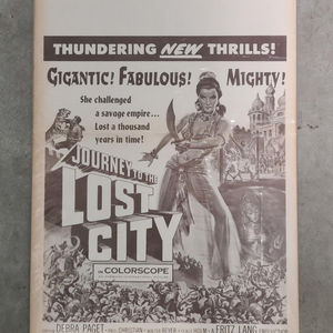 Journey To The Lost City 1961 Window Cards