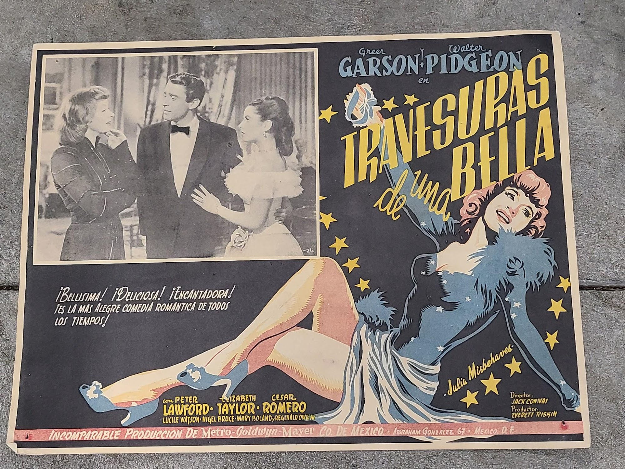 Julia Misabeves 1948 Mexican Lobby Cards