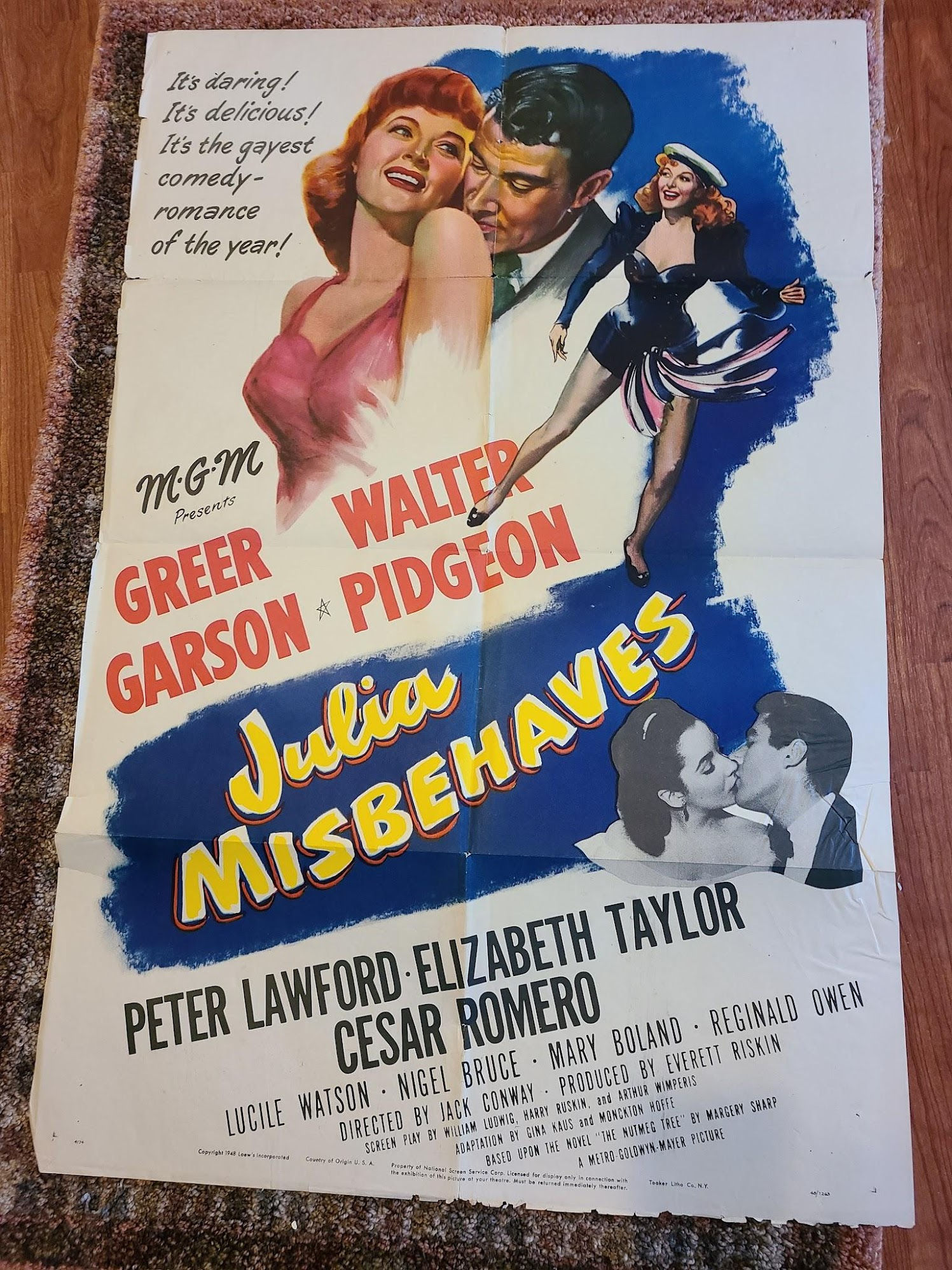 Julia Misbehaves 1948 1 Sheets/US