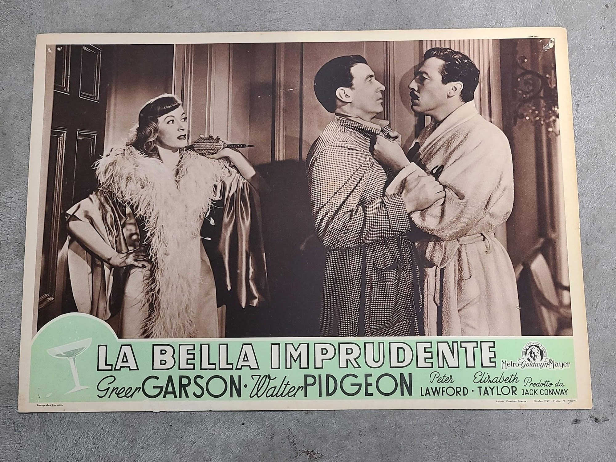 Julia Misbehaves 1948 Italian Cards