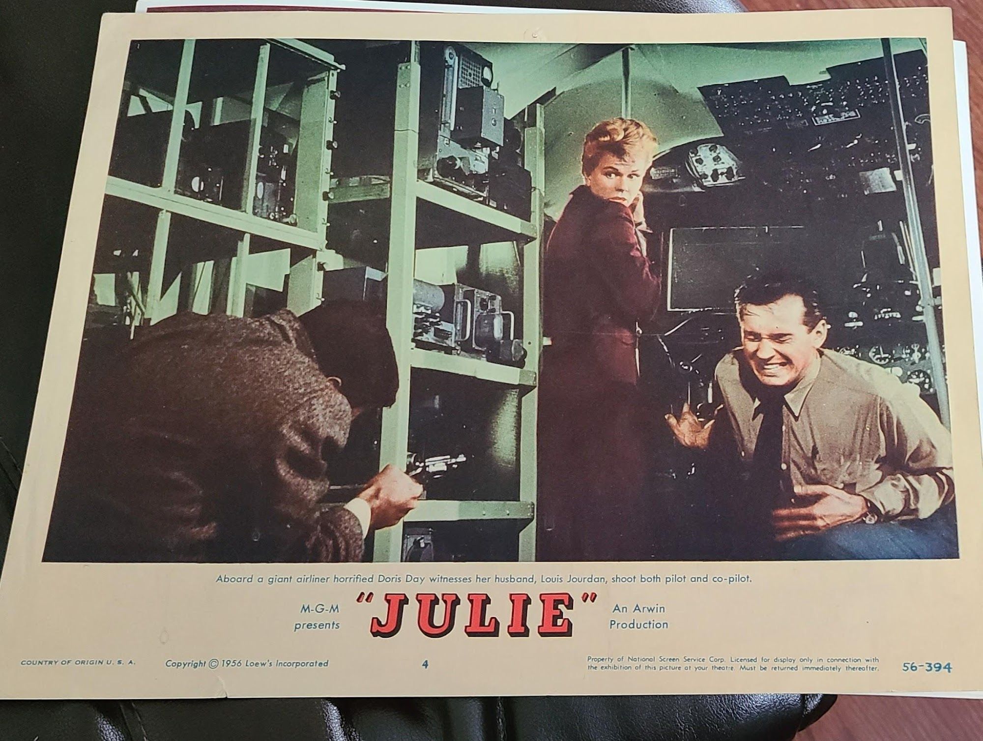 Julie 1956 General Lobby Cards