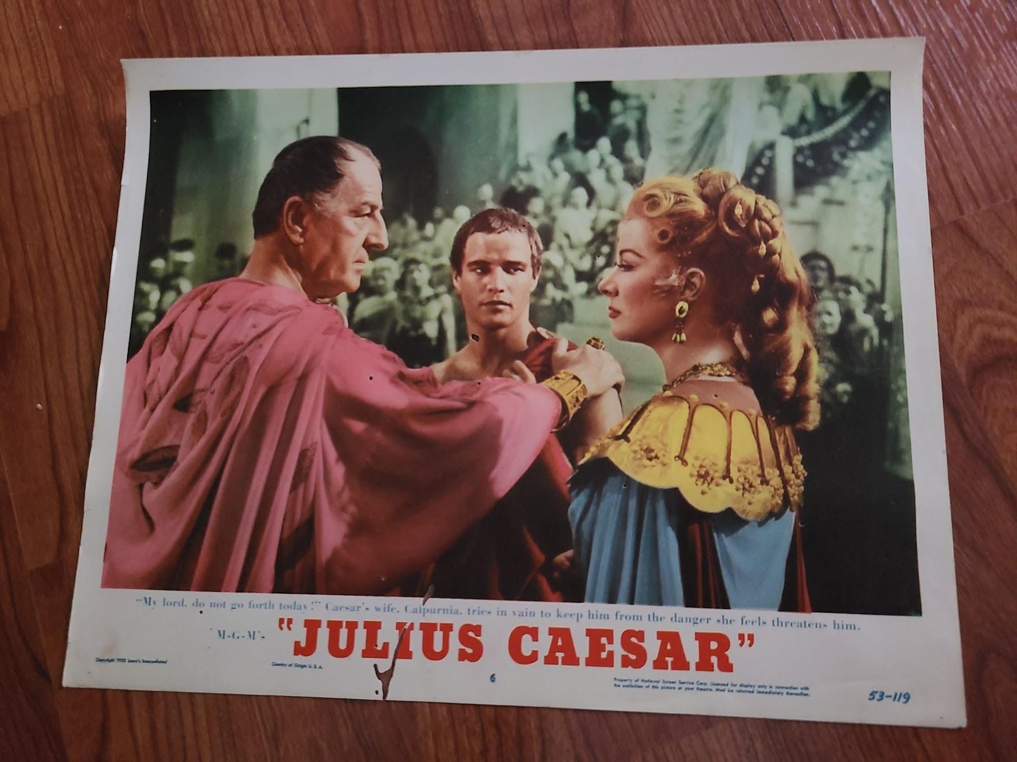 Julius Caesar 1953 General Lobby Cards