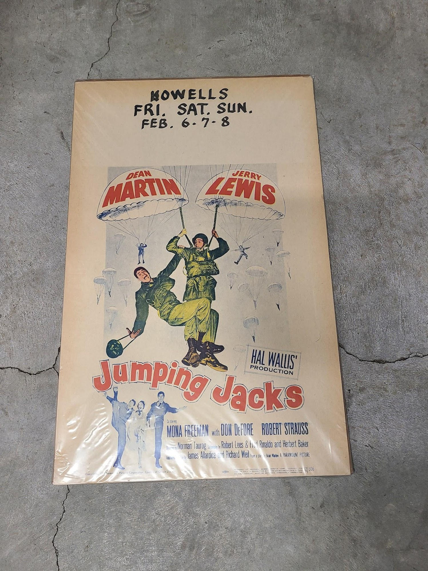 Jumping Jacks 1952 Window Cards