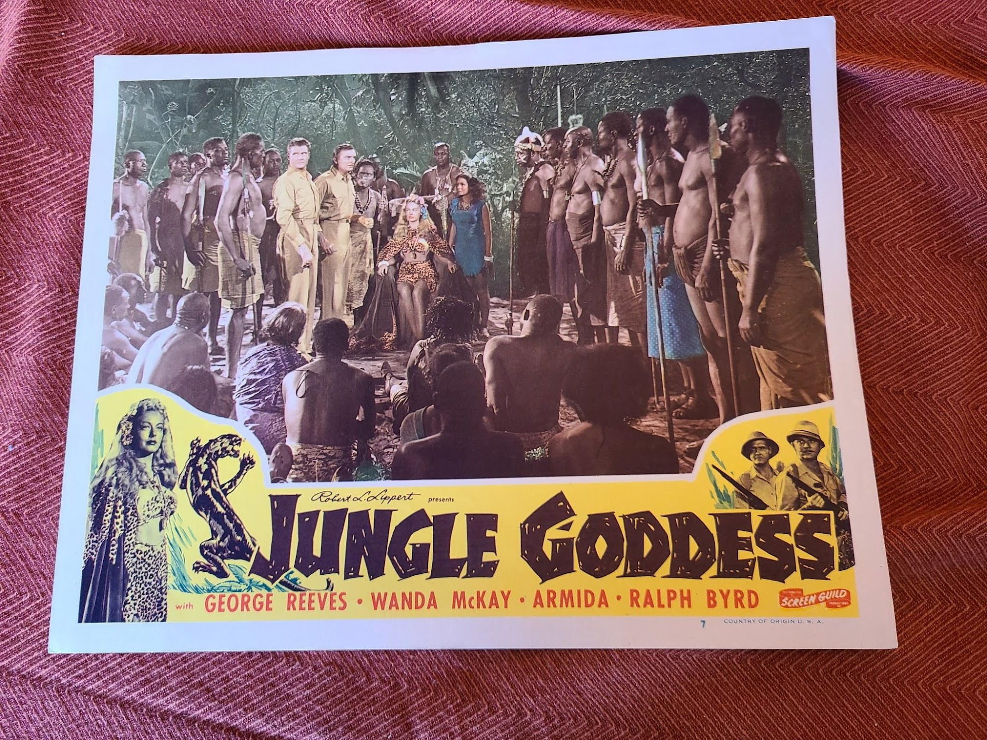 Jungle Goddess 1948 General Lobby Cards