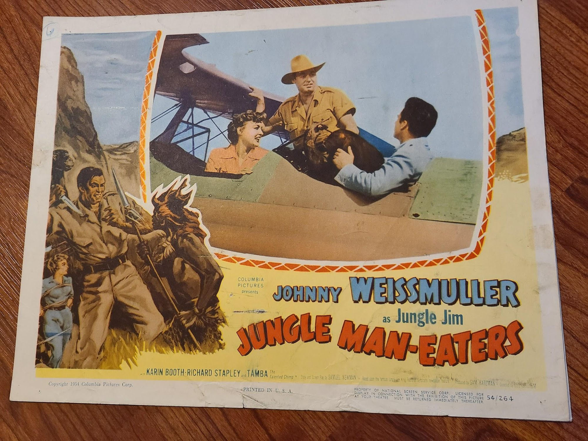 Jungle Man-Eaters 1954 General Lobby Cards