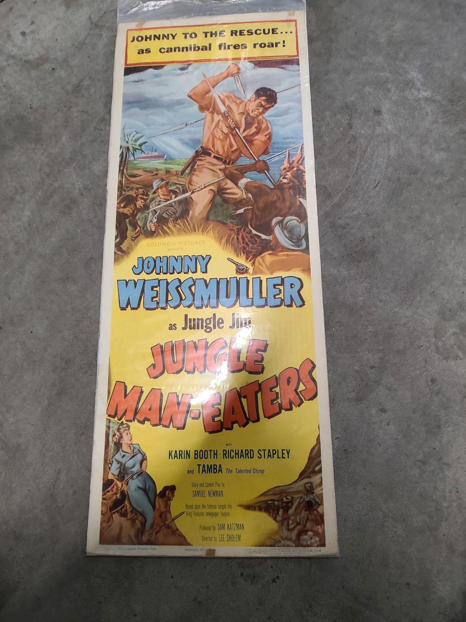 Jungle Man-Eaters 1954 Inserts