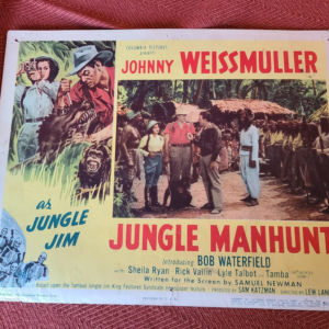 Jungle Manhunt 1951 General Lobby Cards