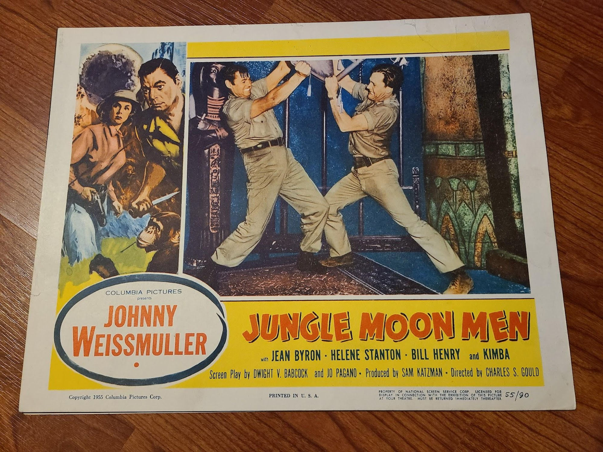 Jungle Moon Men 1955 General Lobby Cards