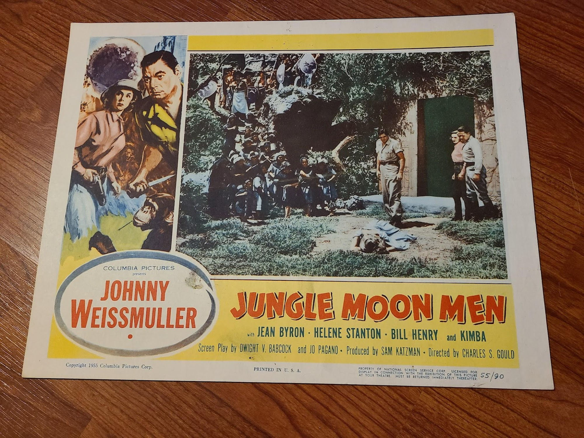 Jungle Moon Men 1955 General Lobby Cards