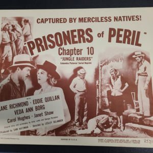 Jungle Raiders 1945 Serial Lobby Cards