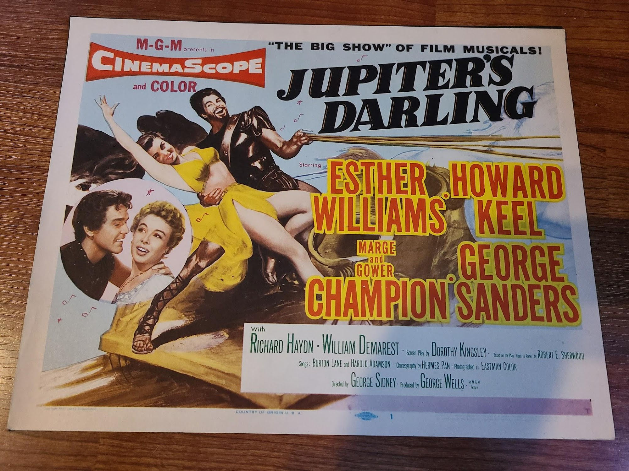 Jupiter's Darling 1955 Title Cards