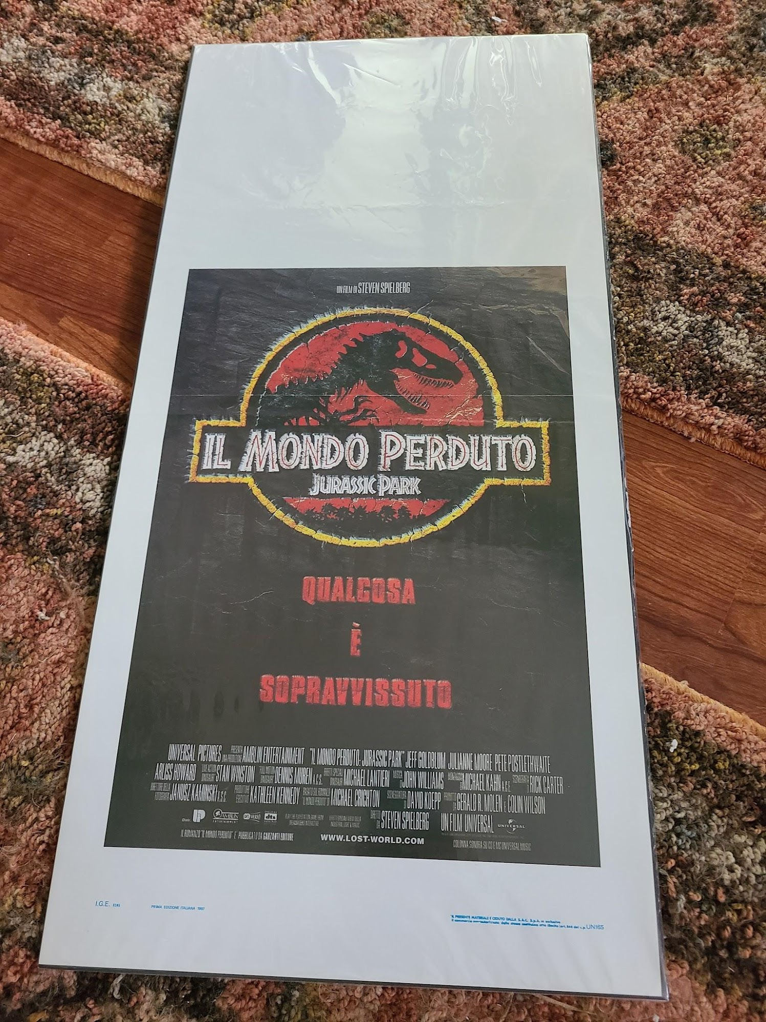 Jurassic Park: The Lost World 1997 Locodina