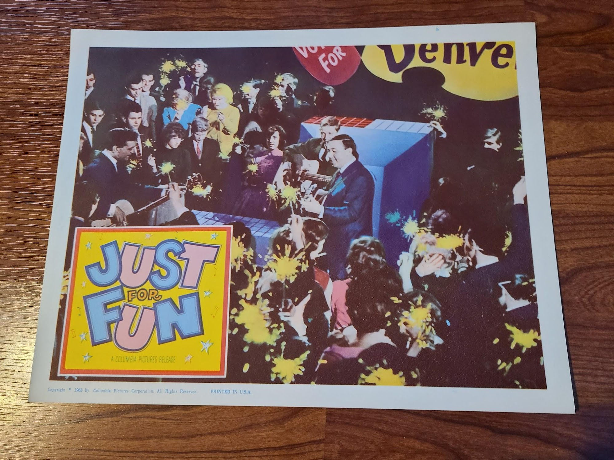 Just For Fun 1963 General Lobby Cards