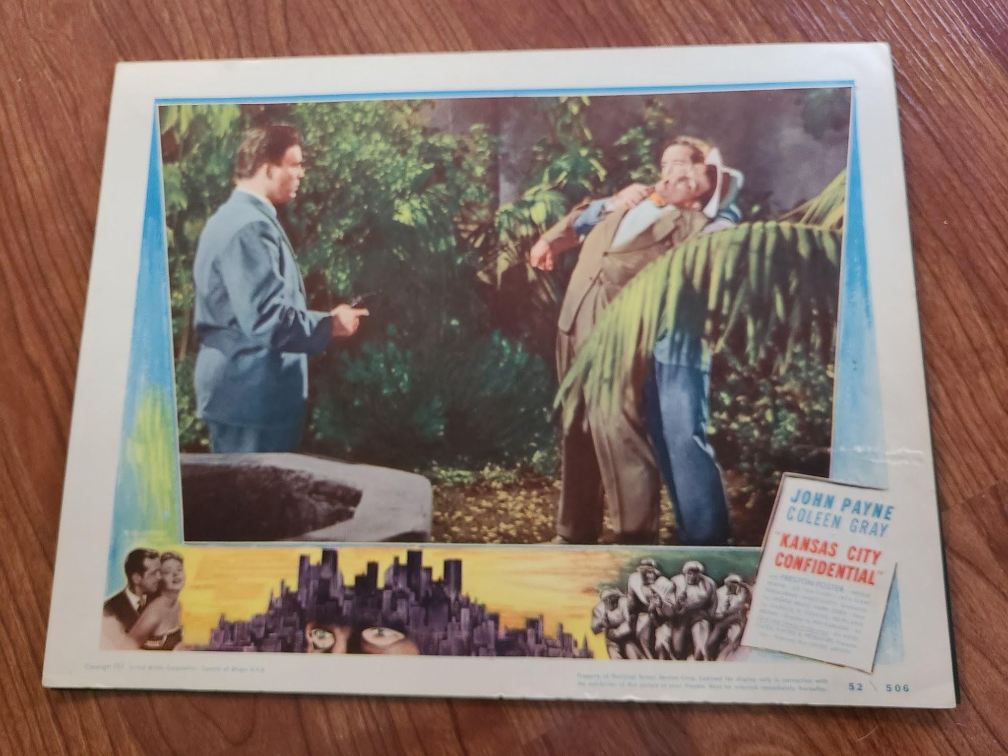 Kansas City Confidential 1952 General Lobby Cards