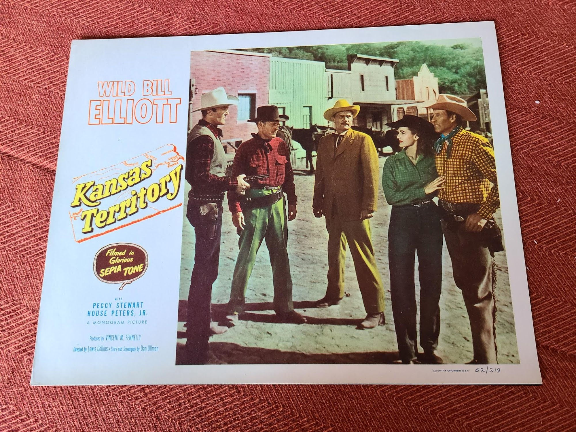 Kansas Territory 1952 Western Lobby Cards