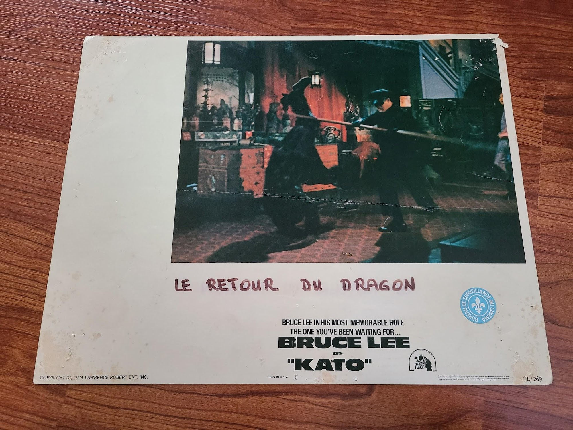 Kato/ The Green Hornet 1974 General Lobby Cards