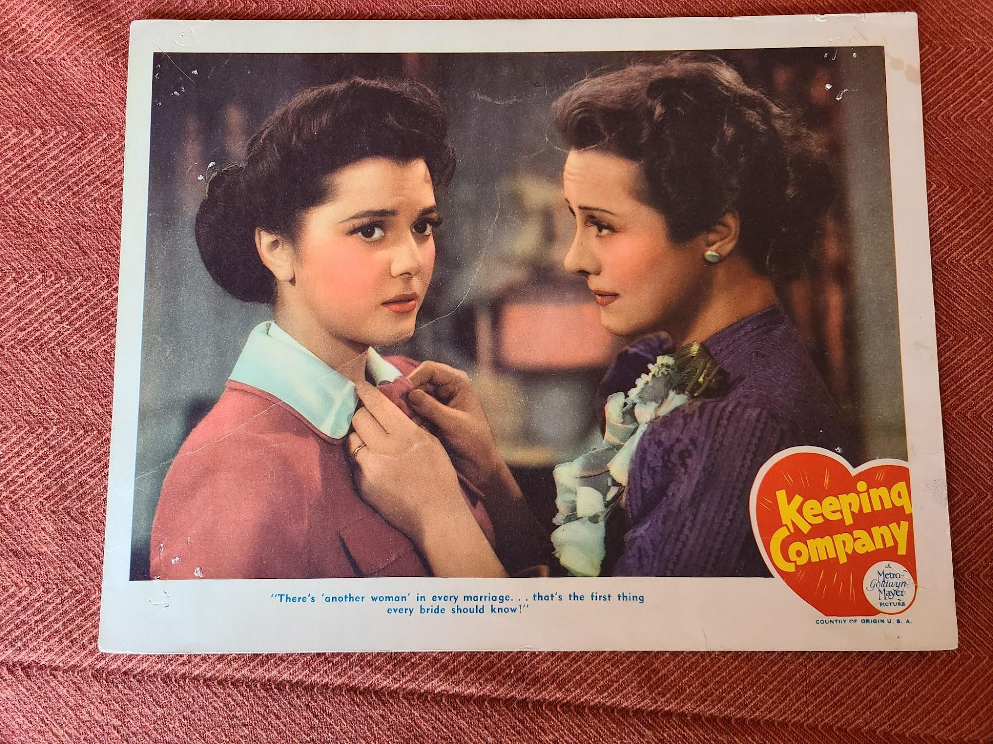 Keeping Company 1940 General Lobby Cards