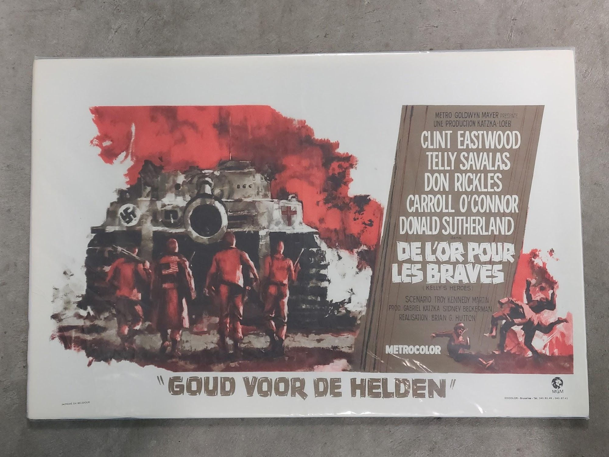 Kelly's Heroes 1970 Belgium
