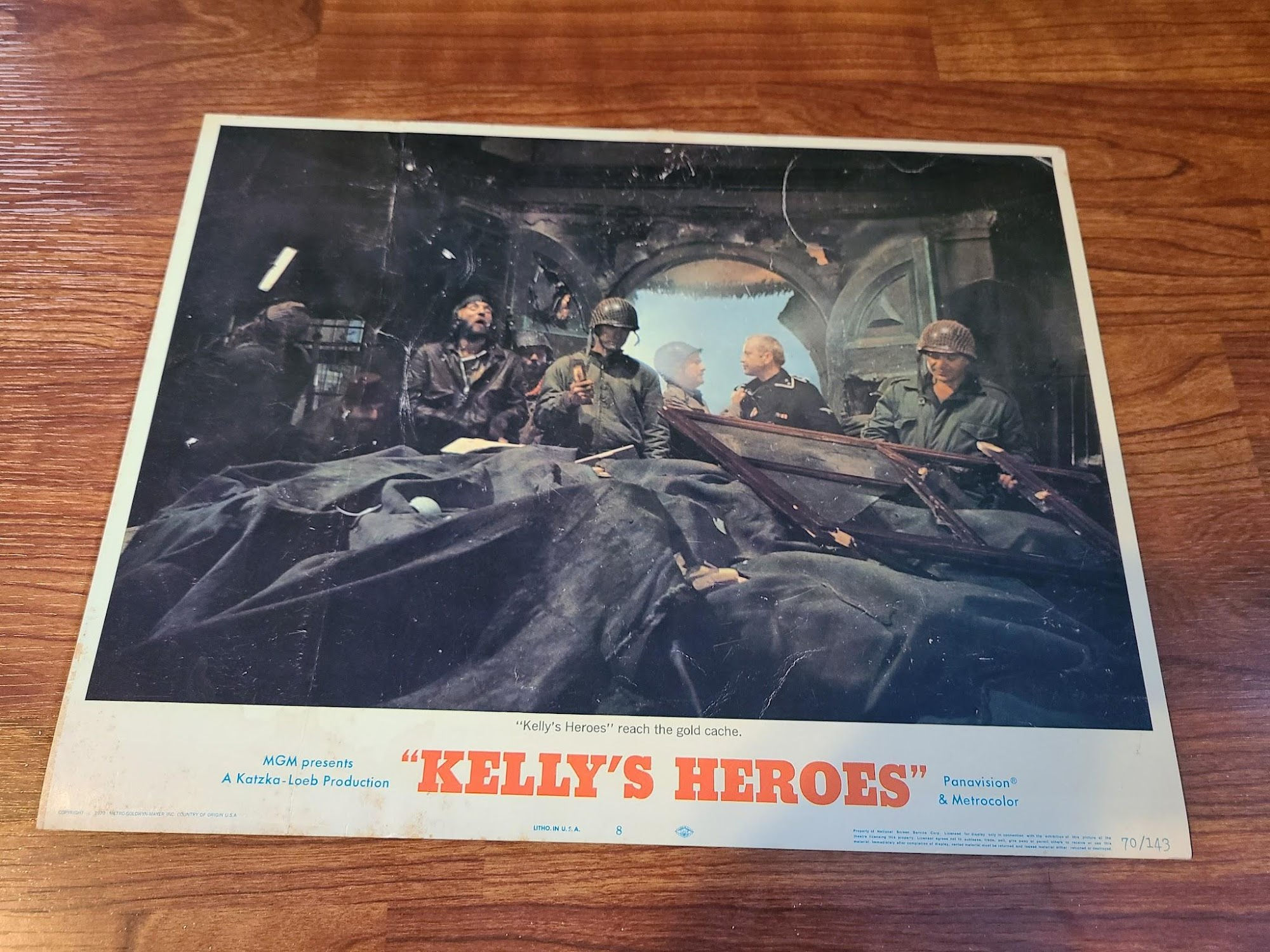 Kelly's Heroes 1970 Military/Aviation Lobby Cards