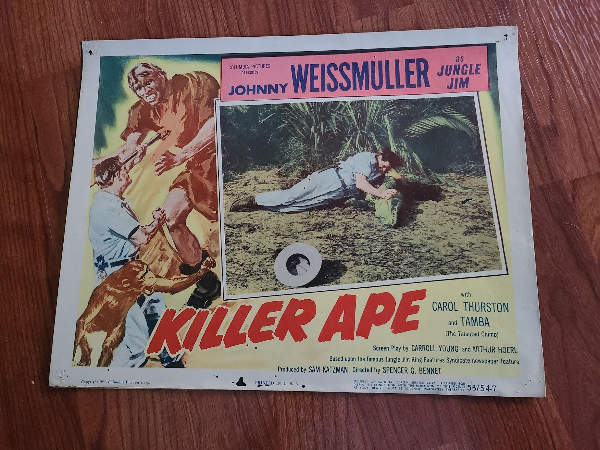 Killer Ape 1953 General Lobby Cards