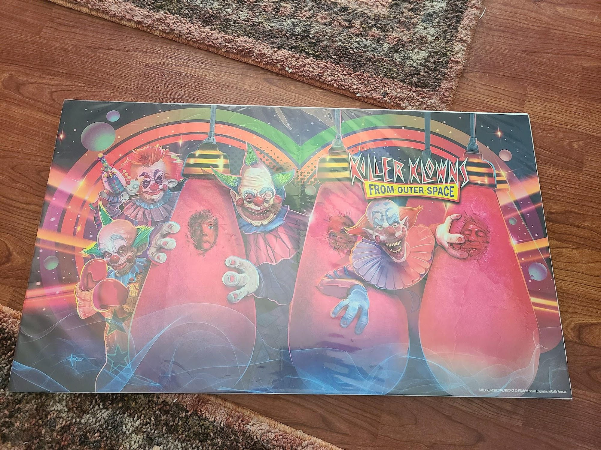 Killer Klowns From Outer Space 1988 Window Cards