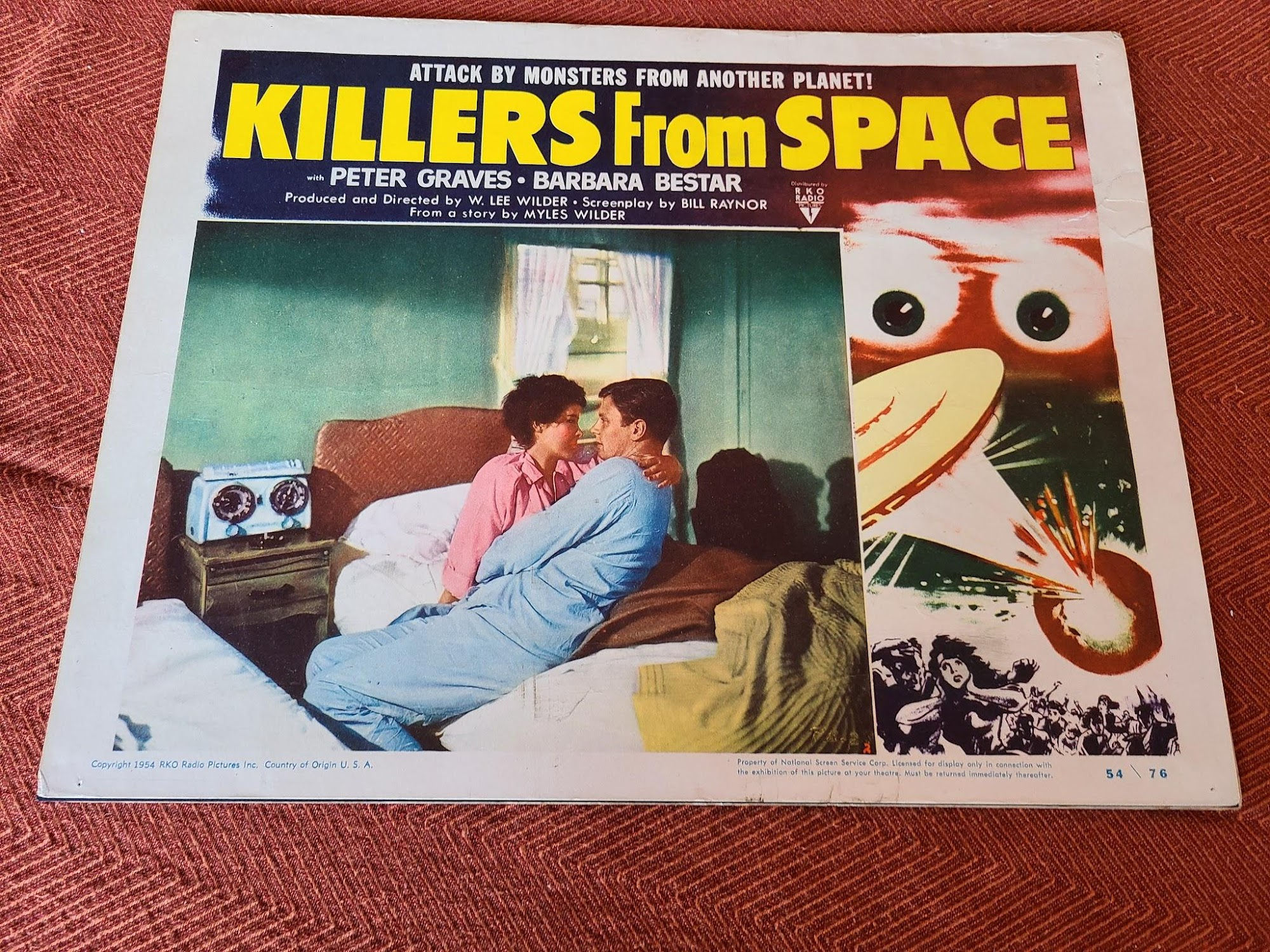 Killers From Space 1954 Scifi/Horror