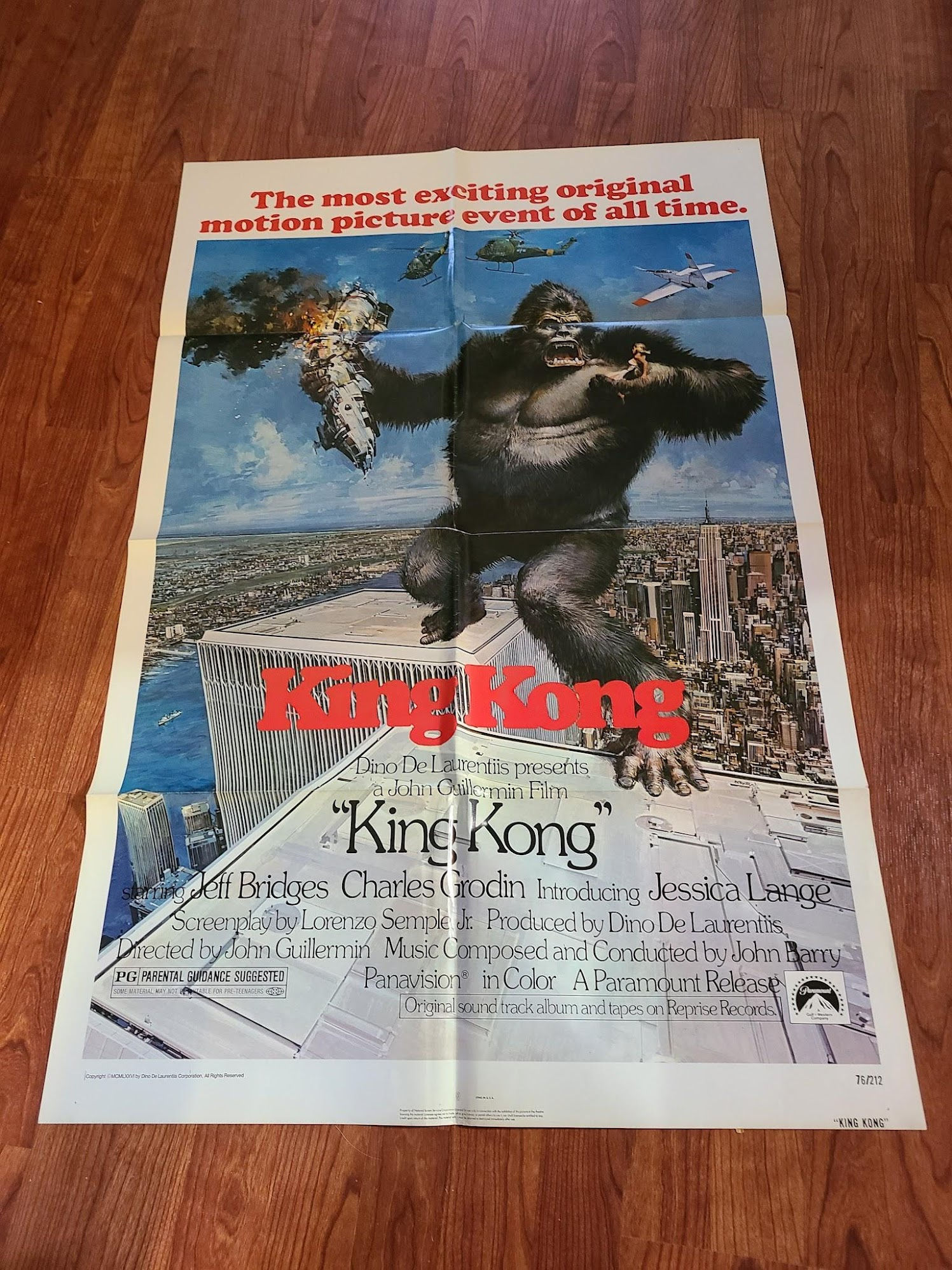 King Kong 1976 1 Sheets/US