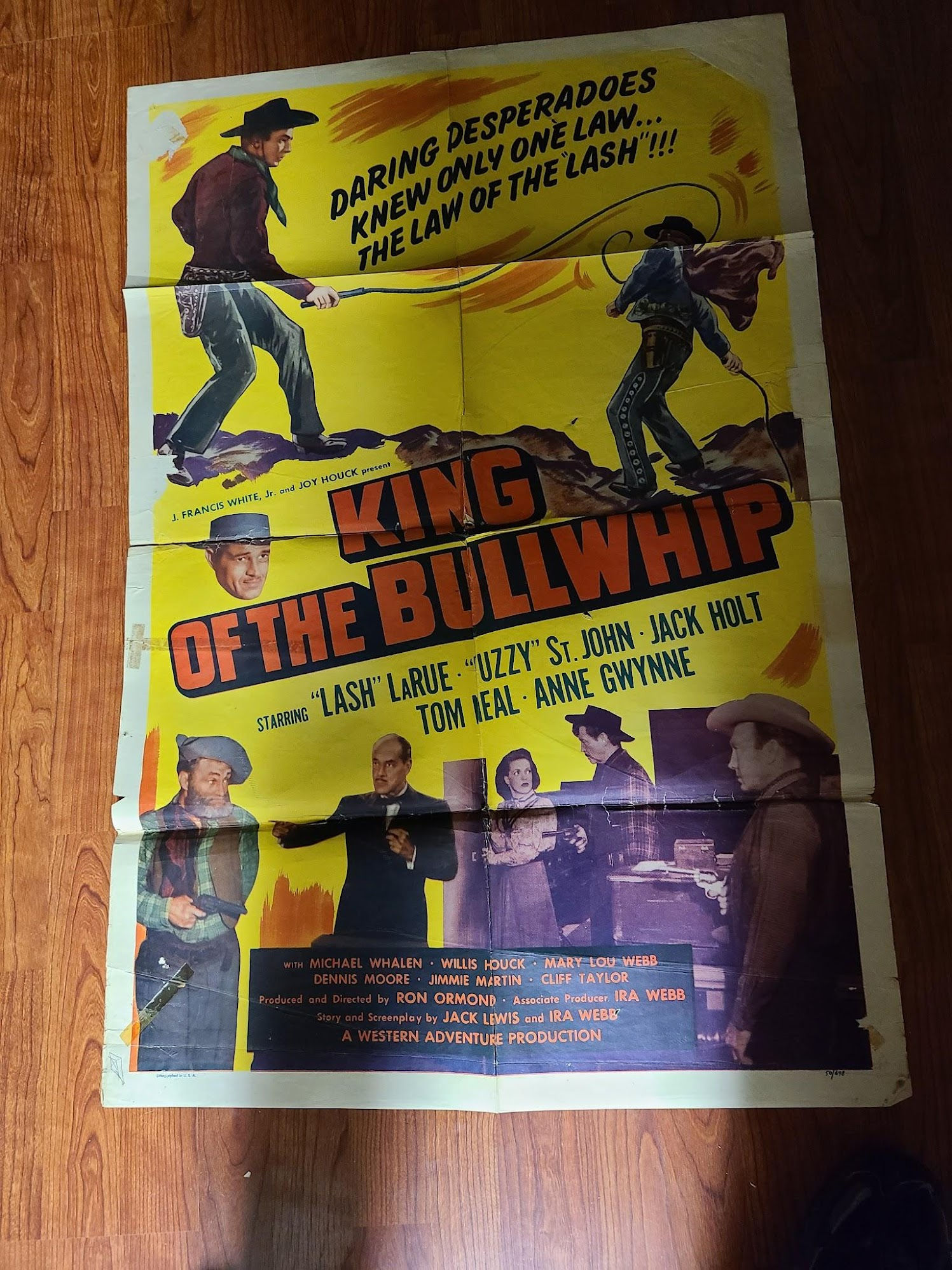 King of the Bullwhip 1951 1 Sheets/US