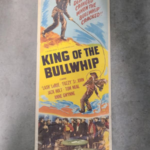 King Of The Bullwhip 1950 Inserts