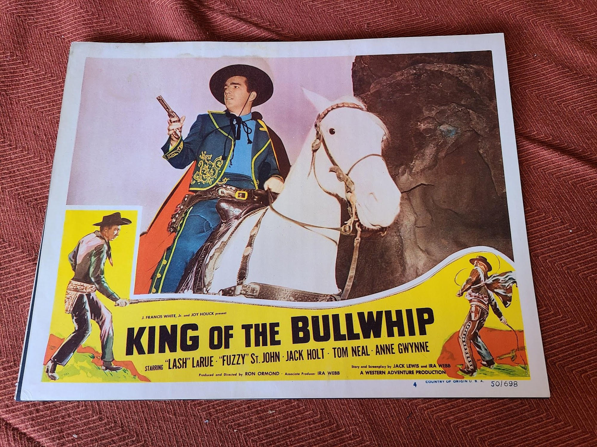 King Of The Bullwhip 1950 Western Lobby Cards