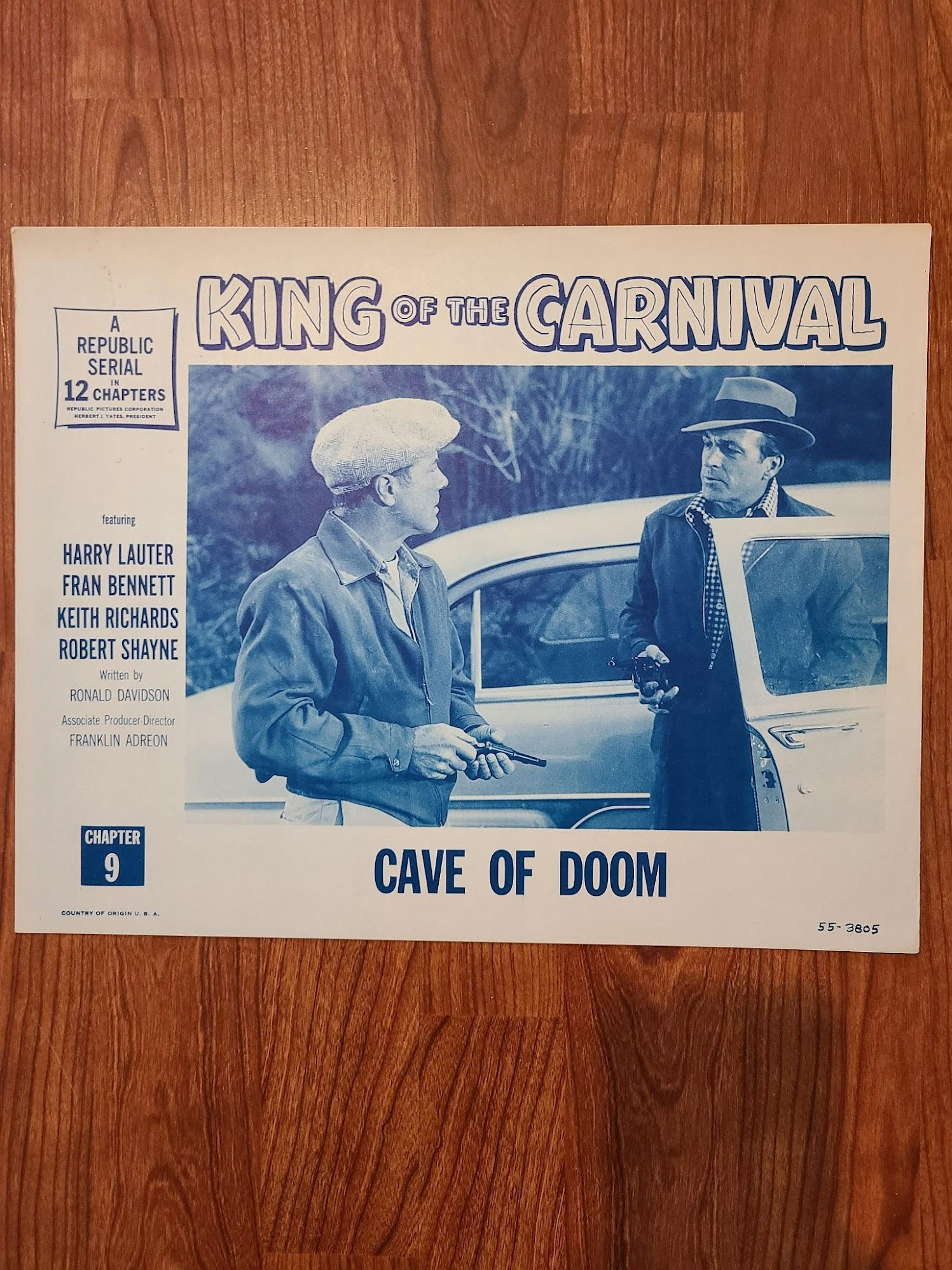 King Of The Carnival 1955 Serial Lobby Cards