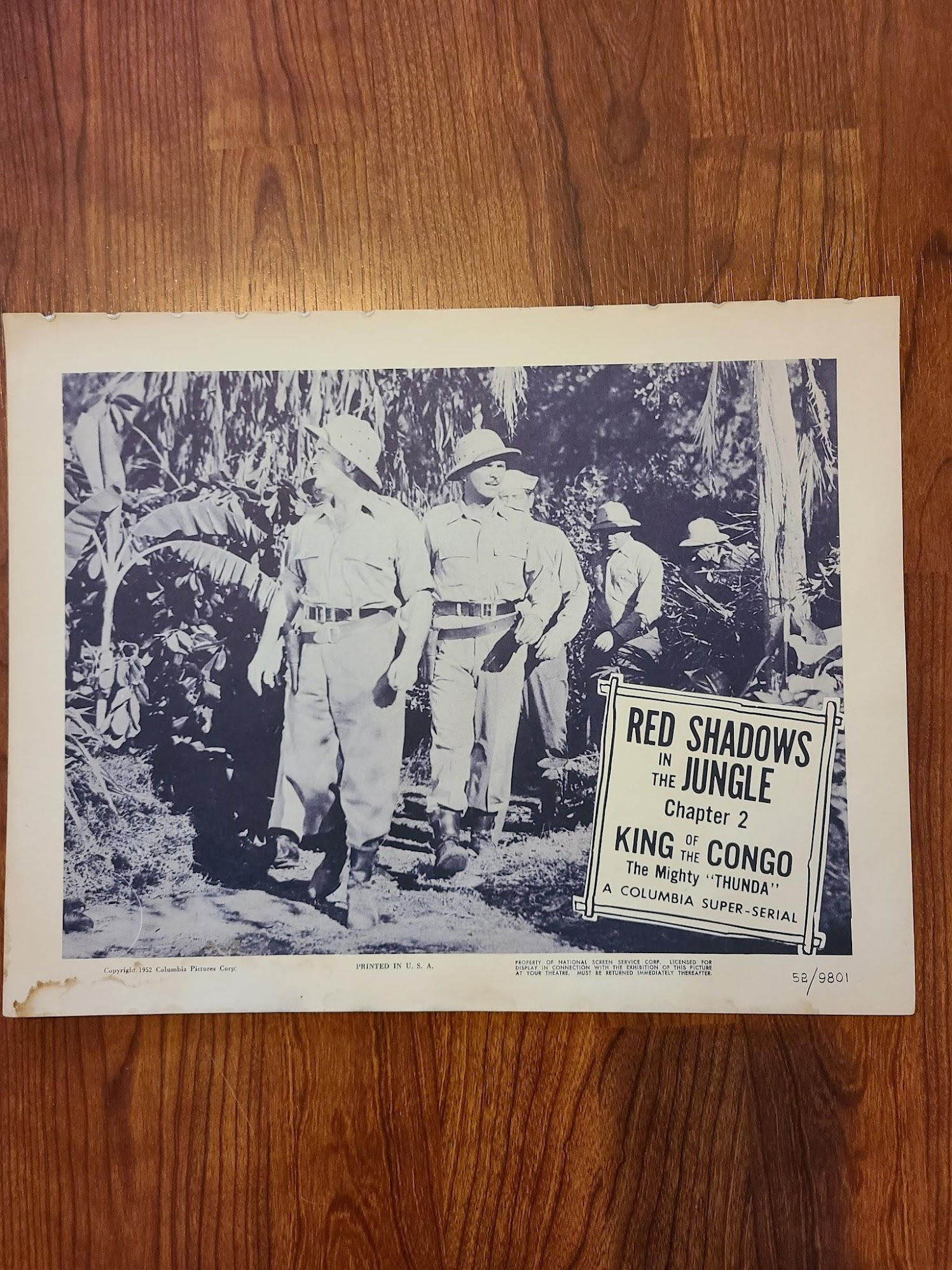 King Of The Congo 1952 Serial Lobby Cards
