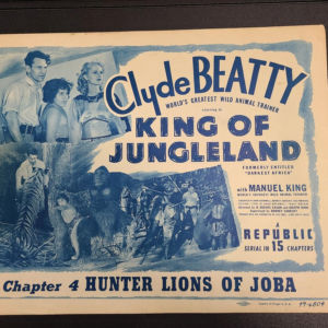 King Of The Jungleland 1949 Serial Lobby Cards