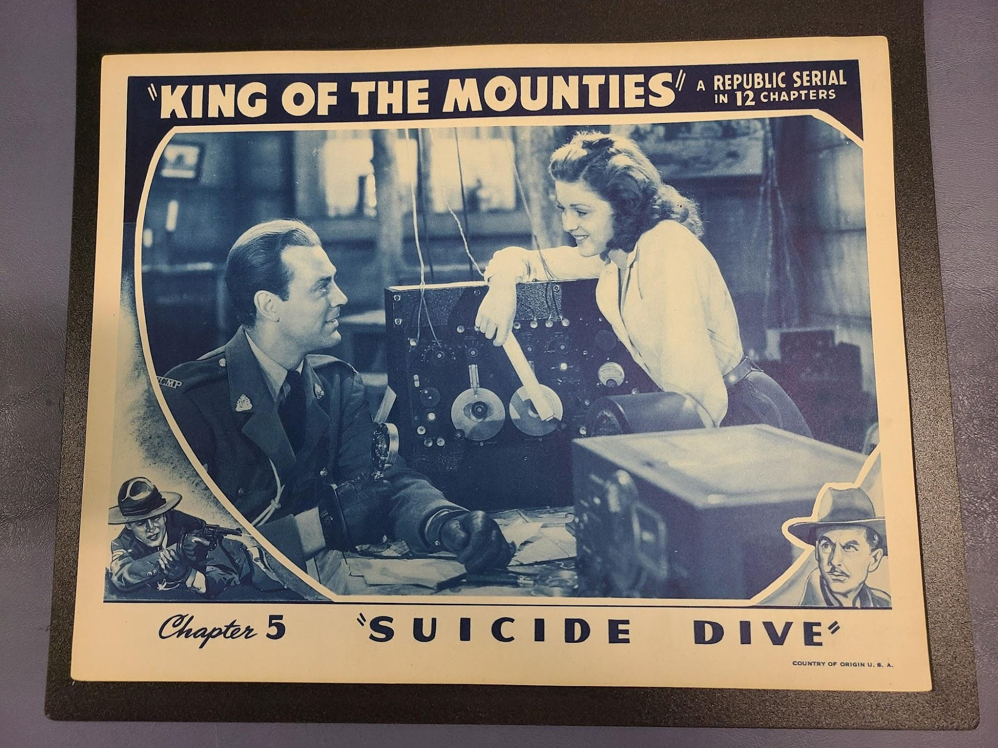 King Of The Mounties 1942 Serial Lobby Cards