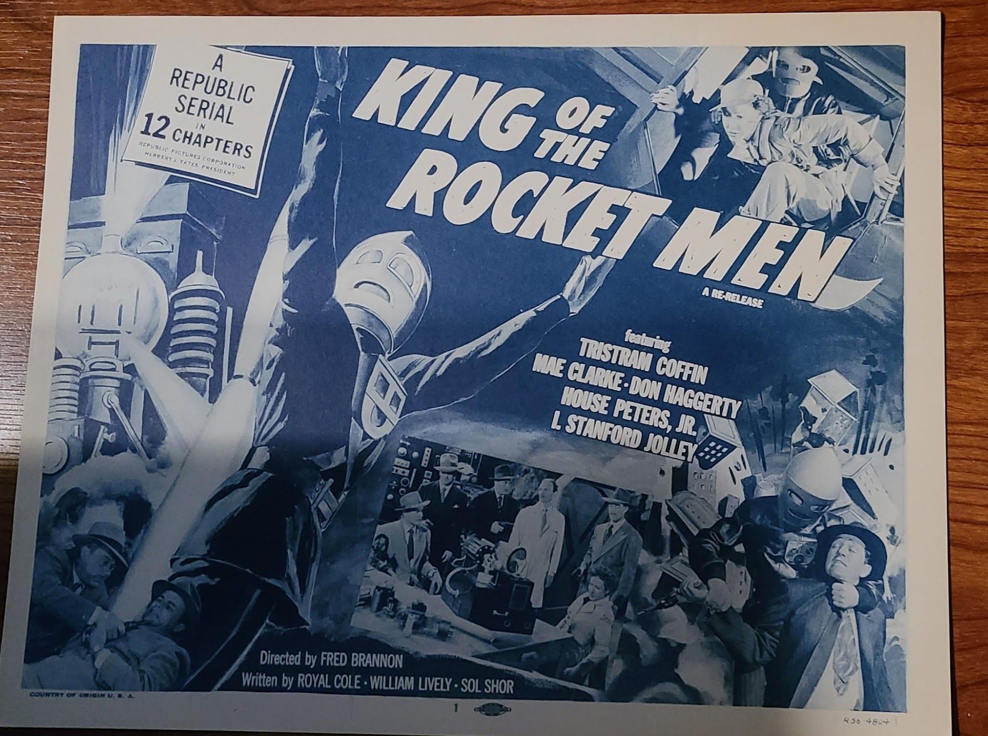 KIng Of The Rocket Men 1949 Serial Lobby Cards